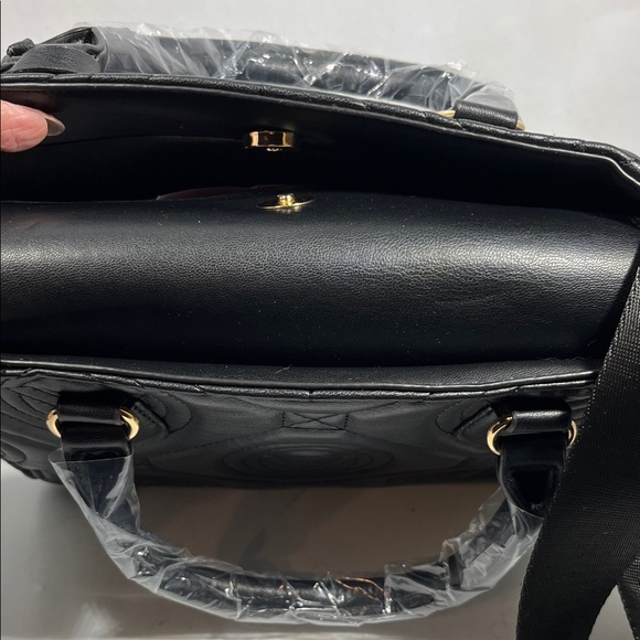 Valentino Orlandi Black Quilted Satchel - Picture 7 of 9